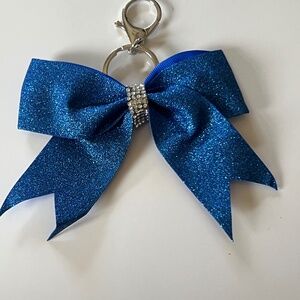 Cheer Bow Keychain Cheer Keychain with Rhinestones